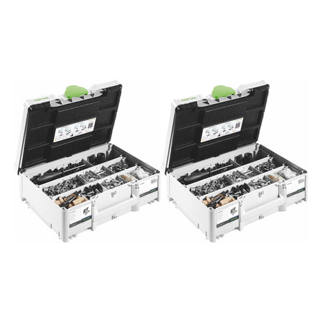 Festool KV-SYS D8 DOMINO Verbinder Sortiment 2 Stk. ( 2x 576797 ) für Dübelfräse DF 500 - Toolbrothers