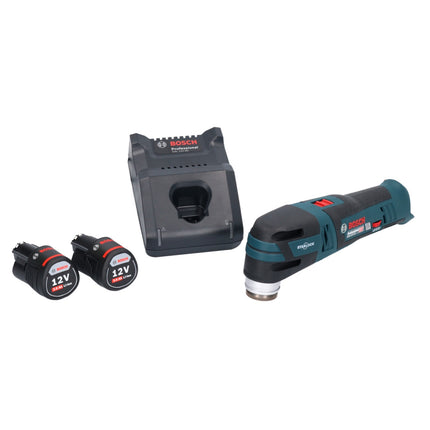 Bosch GOP 12V-28 Cortadora Lijadora Profesional sin Escobillas + 2 Baterías 3.0 Ah + Cargador