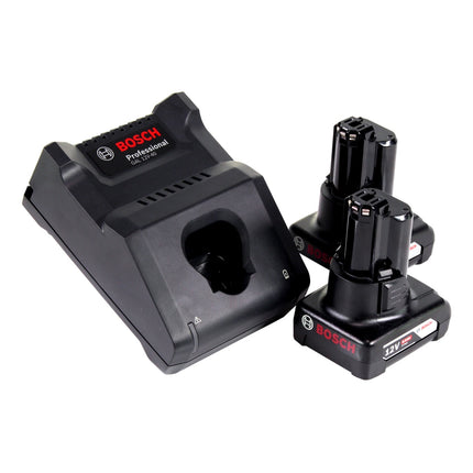 Bosch GOP 12V-28 Professional Découpeur-ponceur sans fil Starlock Brushless + 2x Batteries 6,0 Ah + Chargeur