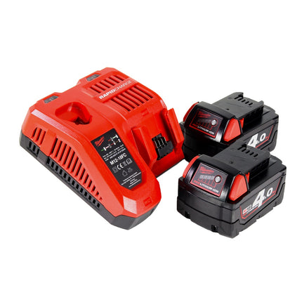 Milwaukee M18 HOAL-402FC Cordless LED Construction Lamp 4000lm 18V + 2x Batteries 4.0Ah + Charger