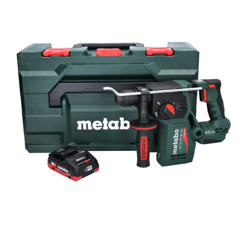 Taladro percutor de batería Metabo KH 18 LTX BL 24 18 V 2,2 J SDS Plus Brushless + 1x batería 4,0 Ah + metaBOX - sin cargador