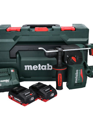 Metabo KH 18 LTX BL 24 marteau perforateur sans fil 18 V 2,2 J SDS Plus Brushless ( 601713800 ) + 2x batterie 4,0 Ah + chargeur + metaBOX