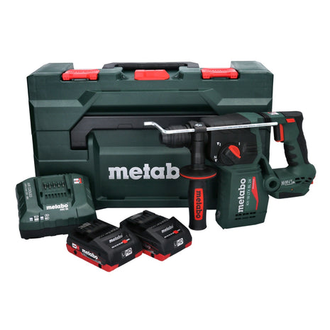 Metabo KH 18 LTX BL 24 Akku Bohrhammer 18 V 2,2 J SDS Plus Brushless ( 601713800 ) + 2x Akku 4,0 Ah + Ladegerät + metaBOX