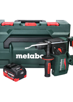 Taladro percutor de batería Metabo KH 18 LTX BL 24 18 V 2,2 J SDS Plus Brushless + 1x batería 8,0 Ah + metaBOX - sin cargador