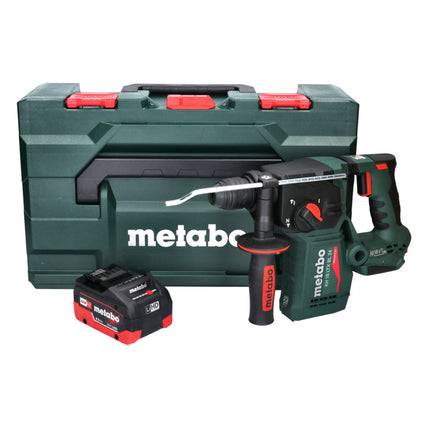 Martillo perforador a batería Metabo KH 18 LTX BL 24 18 V 2,2 J SDS Plus sin escobillas + 1x batería recargable 8,0 Ah + metaBOX - sin cargador