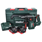 Metabo KH 18 LTX BL 24 taladro percutor a batería 18 V 2,2 J SDS Plus Brushless + 2x batería 8,0 Ah + cargador + metaBOX