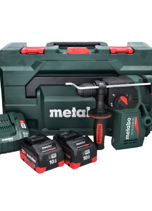 Metabo KH 18 LTX BL 24 taladro percutor a batería 18 V 2,2 J SDS Plus Brushless + 2x batería 10,0 Ah + cargador + metaBOX