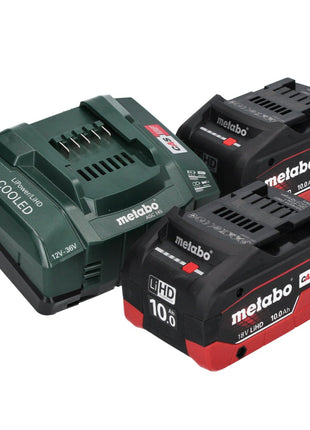 Metabo KH 18 LTX BL 24 taladro percutor a batería 18 V 2,2 J SDS Plus Brushless + 2x batería 10,0 Ah + cargador + metaBOX