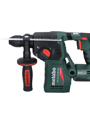 Metabo KH 18 LTX BL 24 marteau perforateur sans fil 18 V 2,2 J SDS Plus Brushless + jeu de 5 perceuses et burins + metaBOX - sans batterie, sans chargeur