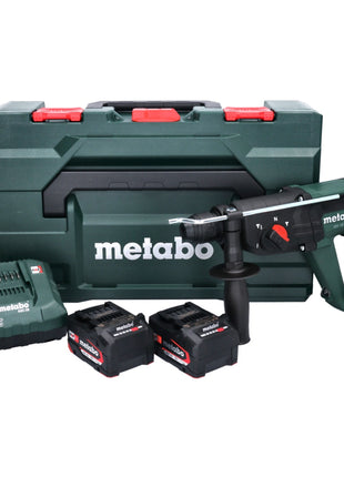 Metabo KH 18 LTX 24 Akku Kombihammer 18 V 2,1 J SDS plus + 2x Akku 4,0 Ah + Ladegerät + metaBOX ( 601712510 )