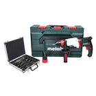 Metabo KHE 2660 Martello combinato rapido 850 W 3 J SDS plus + set di punte e scalpelli da 13 pezzi + metaBOX