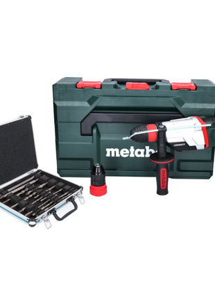 Metabo KHE 2660 Marteau combiné rapide 850 W 3 J SDS plus + jeu de 13 forets et burins + metaBOX