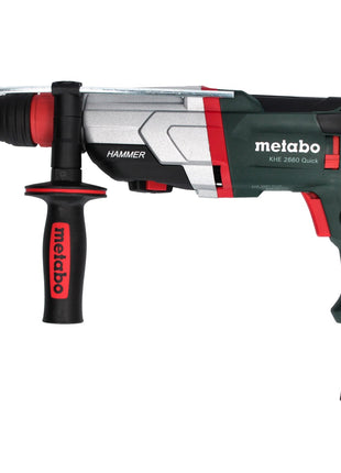 Metabo KHE 2660 Marteau combiné rapide 850 W 3 J SDS plus + jeu de 13 forets et burins + metaBOX