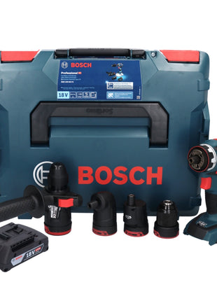 Bosch GSR 18V-60 FC Professional Akku Bohrschrauber 18 V 60 Nm Brushless + 1x Akku 2,0 Ah + Aufsätze + L-Boxx - ohne Ladegerät - Toolbrothers