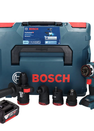 Bosch GSR 18V-60 FC Professional Akku Bohrschrauber 18 V 60 Nm Brushless + 1x Akku 4,0 Ah + Aufsätze + L-Boxx - ohne Ladegerät - Toolbrothers