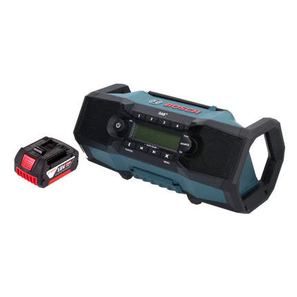 Bosch GPB 18V-2 SC Professional Akku Baustellenradio 18 V DAB+ Bluetooth AUX + 1x Akku 4,0 Ah - ohne Ladegerät