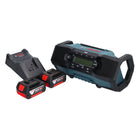 Bosch GPB 18V-2 SC Radio de obra con batería profesional 18 V DAB+ Bluetooth AUX + 2x baterías 5,0 Ah + cargador