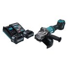 Makita GA 038 GA2 Akku Winkelschleifer 40 V max. 230 mm Brushless XGT + 2x Akku 2,0 Ah + Ladegerät