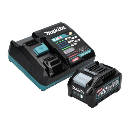 Makita GA 038 GM1 Smerigliatrice angolare a batteria 40 V max. 230 mm Brushless XGT + 1x batteria 4,0 Ah + caricabatteria
