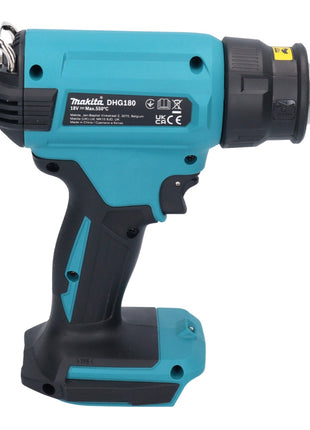 Makita DHG 180 F1 Akku Heißluftgebläse 18 V 550 °C + 1x Akku 3,0 Ah - ohne Ladegerät - Toolbrothers