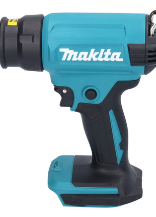 Makita DHG 180 RAJ Akku Heißluftgebläse 18 V 550 °C + 2x Akku 2,0 Ah + Ladegerät + Makpac