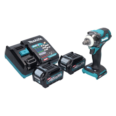 Makita TW 004 GD2 Llave de impacto inalámbrica 40 V máx. 1/2" 350 Nm XGT Brushless + 2x baterías 2,5 Ah + cargador