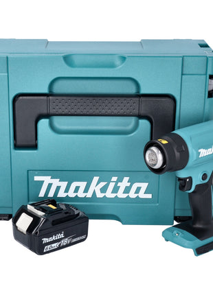 Makita DHG 180 G1J Akku Heißluftgebläse 18 V 550 °C + 1x Akku 6,0 Ah + Makpac - ohne Ladegerät - Toolbrothers