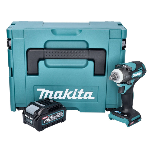 Avvitatore a impatto a batteria Makita TW 004 GM101 40 V max. 1/2" 350 Nm XGT Brushless + 1x batteria 4,0 Ah + Makpac - senza caricabatteria