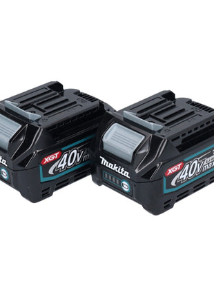 Jeu de batteries Makita 2x batterie Li-Ion BL 4020 40 V max. 2,0 Ah XGT (2x 191L29-0) classe de protection IP64 avec affichage LED