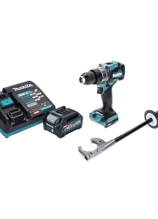 Taladro atornillador inalámbrico Makita DF 001 GA1 40 V máx. 140 Nm XGT Brushless + 1x batería 2,0 Ah + cargador