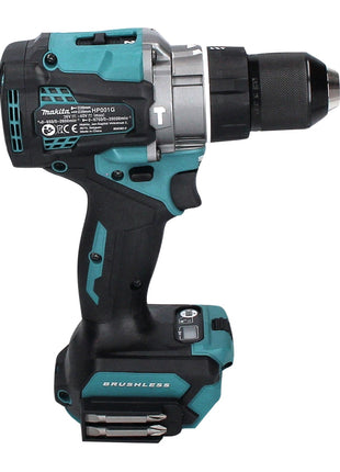 Makita HP 001 GA1 Akku Schlagbohrschrauber 40 V max. 140 Nm XGT Brushless + 1x Akku 2,0 Ah + Ladegerät