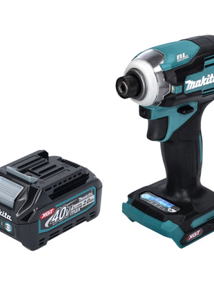 Makita TD 001 GA1 Llave de impacto inalámbrica 40 V máx. 220 Nm 1/4" XGT Brushless + 1x batería 2,0 Ah - sin cargador