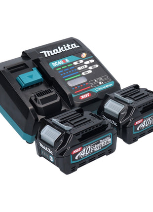 Makita TD 001 GA2 Llave de impacto inalámbrica 40 V máx. 220 Nm 1/4" XGT Brushless + 2x baterías 2,0 Ah + cargador