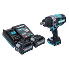 Makita TW 001 GA2 Akku Schlagschrauber 40 V max. 1800 Nm Brushless XGT + 2x Akku 2,0 Ah + Ladegerät