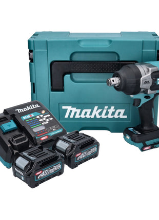 Makita TW 001 GA201 Akku Schlagschrauber 40 V max. 1800 Nm Brushless XGT + 2x Akku 2,0 Ah + Ladegerät + Makpac