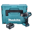 Makita HP 002 GA101 Akku Schlagbohrschrauber 40 V max. 64 Nm Brushless + 1x Akku 2,0 Ah + Makpac - ohne Ladegerät