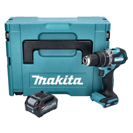 Makita HP 002 GA101 perceuse à percussion sans fil 40 V max. 64 Nm sans balais + 1x batterie 2,0 Ah + Makpac - sans chargeur