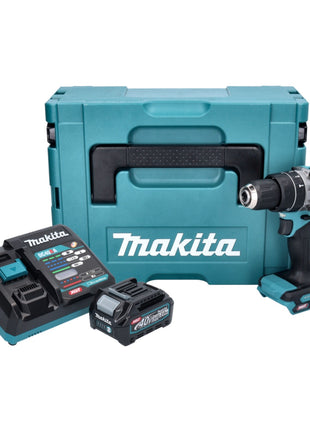 Makita HP 002 GA101 Akku Schlagbohrschrauber 40 V max. 64 Nm Brushless + 1x Akku 2,0 Ah + Ladegerät + Makpac