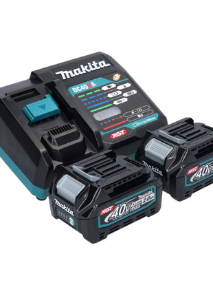 Makita HP 002 GA202 Akku Schlagbohrschrauber 40 V max. 64 Nm Brushless + 2x Akku 2,0 Ah + Ladegerät + Makpac