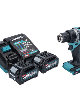 Makita DF 002 GA2 Akku Bohrschrauber 40 V max. 64 Nm Brushless XGT + 2x Akku 2,0 Ah + Ladegerät