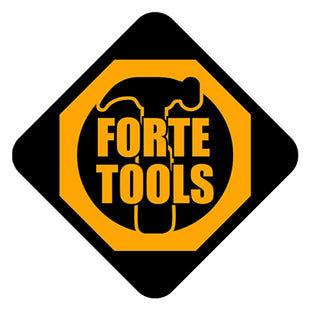 FORTE Tools Toolbox in 16,5x13,6x32 cm, Werkzeugkoffer, Koffer mit Metall-Laschen und internen Organizer, herausnehmbar, abschließbar ( 000051144545 ) - Toolbrothers