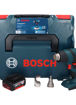 Bosch GHG 18V-50 Professional Akku Heissluftgebläse 18 V 300° C / 500° C + 1x Akku 5,0 Ah + L-Boxx - ohne Ladegerät - Toolbrothers