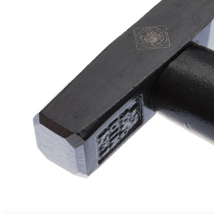 FORTE TOOLS Martillo de cerrajería con mango de madera, peso de cabeza 100 g, martillo con mango de madera, herramienta premium, forjado, cuña de doble anillo, cabeza pintada (000051151020)