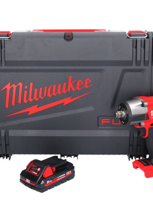 Milwaukee M18 FMTIW2F12-301X Clé à choc sans fil 18 V 745 Nm 1/2'' Brushless + 1x batterie 3,0 Ah + HD Box - sans chargeur