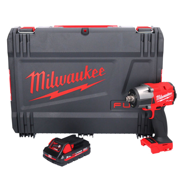 Milwaukee M18 FMTIW2F12-301X Cordless impact wrench 18 V 745 Nm 1/2" brushless + 1x rechargeable battery 3.0 Ah + HD box - without charger