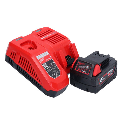 Milwaukee M18 FMTIW2F12-501X Cordless impact wrench 18 V 745 Nm 1/2" brushless + 1x rechargeable battery 5.0 Ah + charger + HD box