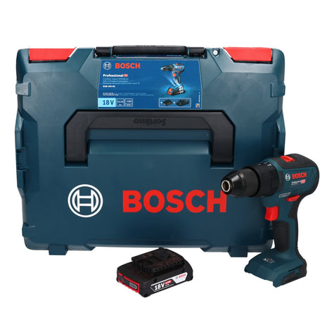 Bosch GSB 18V-55 Professional Akku Schlagbohrschrauber 18 V 55 Nm Brushless + 1x Akku 2,0 Ah + L-Boxx - ohne Ladegerät