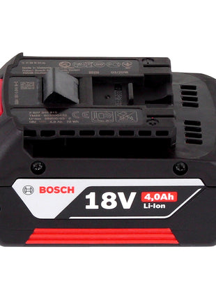 Bosch GSB 18V-55 Taladro percutor inalámbrico profesional 18 V 55 Nm sin escobillas + 1x batería 4,0 Ah + L-Boxx - sin cargador