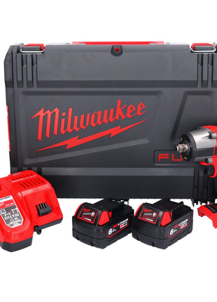 Milwaukee M18 FMTIW2F12-602X Akku Schlagschrauber 18 V 745 Nm 1/2" Brushless + 2x Akku 6,0 Ah + Ladegerät + HD Box