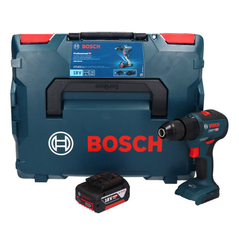 Bosch Professional GSB 18V-55 Cordless Impact Drill Driver 55Nm 18V Brushless + 1x Battery 5.0Ah + Case L-Boxx - without charger